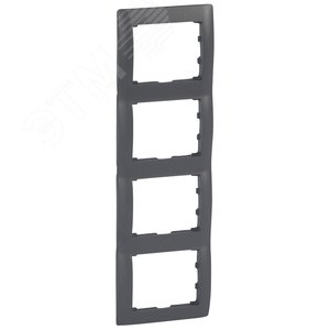 Galea Life Рамка 4 поста вертикальная темная бронза (771208)