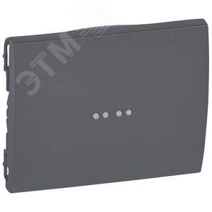 Лицевая панель Galea Life простая с индикацией Dark Bronze (771234)