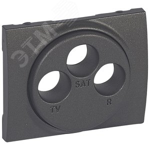 Galea Life Панель лицевая для розетки телевизионной TV RD SAT dark bronze (771273) - Legrand