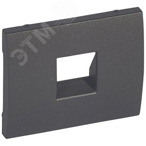 Galea Life Лицевая панель для телефонной розетки RJ12 темная бронза (771295)