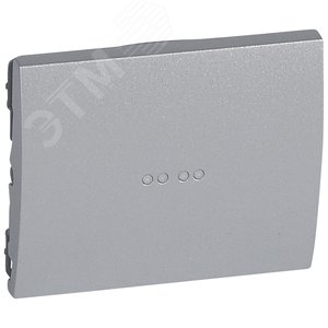 Лицевая панель Galea Life простая с индикацией Aluminium (771334) - Legrand