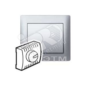Galea Life Лицевая панель для светорегулятора 1000Вт алюминий - Legrand