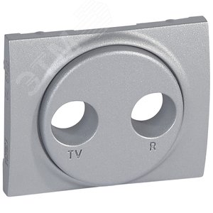 Galea Life Панель лицевая телевизионная TV-RD aluminium (771372) - Legrand