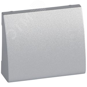 Galea Life Панель лицевая для вывода кабеля aluminium (771385) - Legrand