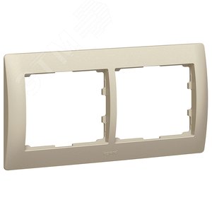 Galea Life Рамка 2 поста титан (771402)