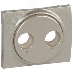 Galea Life Панель лицевая телевизионная TV-RD titanium (771472) - Legrand
