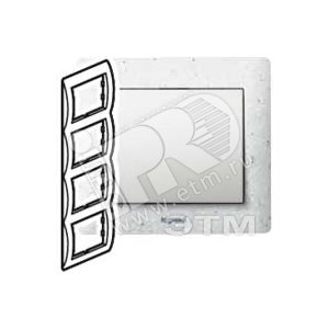 Рамка 4п вер Cor.Everest GL - Legrand