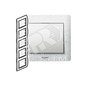 Рамка 4п гор Cor.Oyster GL