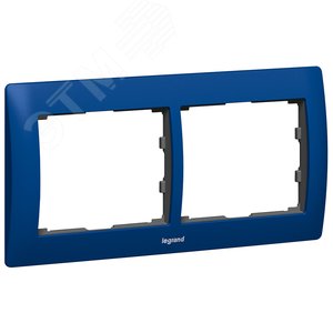 Galea Life Рамка 2 поста горизонтальная Magic Blue (771912) - Legrand