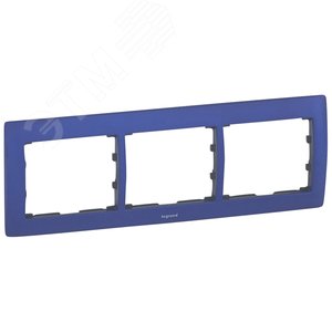 Galea Life Рамка 3 поста горизонтальная Magic Blue (771913) - Legrand