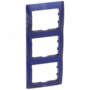 Galea Life Рамка 3 поста вертикальная Magic Blue (771917)