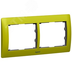 Galea Life Рамка 2 поста горизонтальная Magic Green (771922)