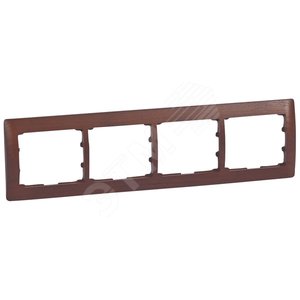 Galea Life Рамка 4 поста горизонтальная Cherry - Legrand