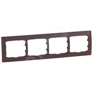 Galea Life (Mahogany) Рамка x4 , гориз. - Legrand
