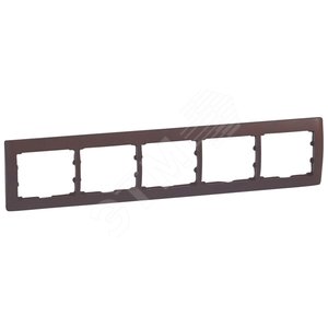 Galea Life (Mahogany) рамка x5 гориз. - Legrand