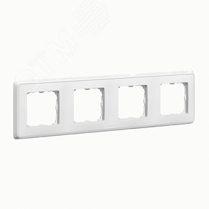 CARIVA Рамка 4 поста белая - Legrand Euro