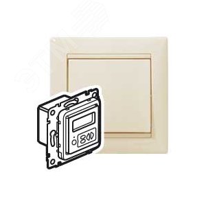 VALENA Модуль стереоуправления локальный с ЖК-экраном слоновая кость - Legrand