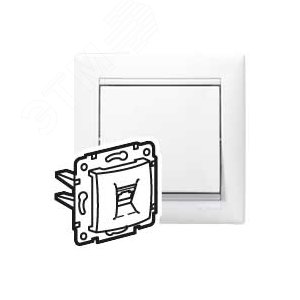 Valena Белый Розетка комп(RJ45) 1-ая 5 кат ISDN 300MHz 8конт | 774441 | Legrand