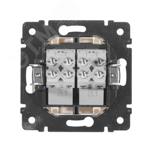 VALENA Розетка телефонная RJ11х2 в рамку белая (774439) 2