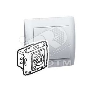 GLFM-тюн.стер.2х1Вт16Ом+ЛП сер - Legrand