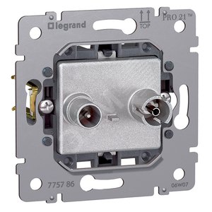 PRO21 Механизм розетки телевизионной TV 1.5дБ - Legrand