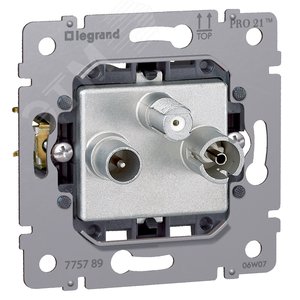 Galea Life Механизм розетки телевизионной TV-SAT звезда 1.5дБ PRO21 (775789) - Legrand