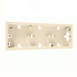 Коробка VALENA для накладного монтажа 3п слоновая кость (776133) - Legrand