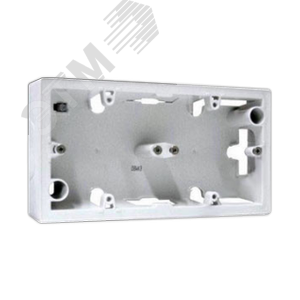 Коробка VALENA для накладного монтажа 2п белый (776182)