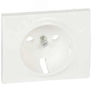 Galea Life Лицевая панель для розетки 2К+З белый (777020)