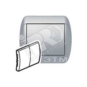 Galea Life Клавиша 2 шт aluminium - Legrand