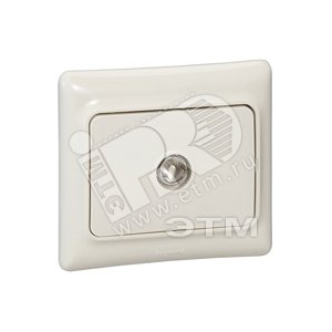 Kaptika Вывод кабеля слоновая кость (782146) - Legrand