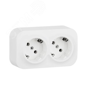 Quteo Белый Розетка 2-я с/з | 782213 | Legrand