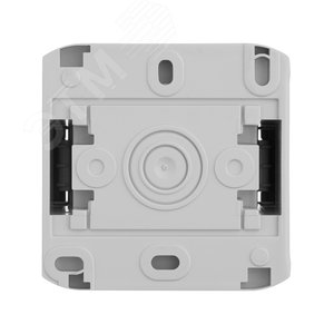 Quteo Переключатель одноклавишный наружный IP44 серый 10А - фото 3