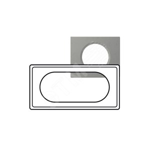 Рамка, 4/5 модулей, арт-бетон (069145) - Legrand