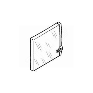 Щит 8+1 модулей, прозрачная дверь (001338) - Legrand