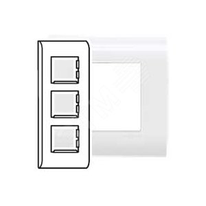 Mosaic Рамка 3х2 модуля вертикальный монтаж (75023) - Legrand