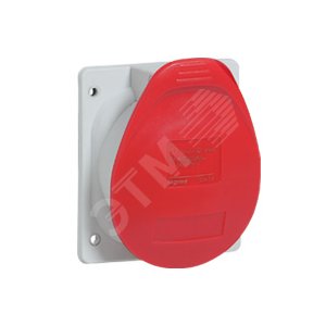 Розетка кабельная 16А 3Р+N+Е IР44 скрытая 415В прямой фланец Р17 - Legrand