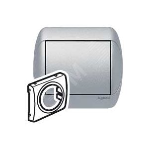 Galea Life Панель лицевая универсальная aluminium - Legrand