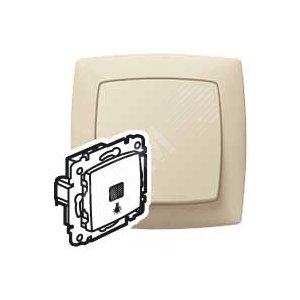 SUNO Кнопка с подсв.220В SUNO сл.кость - Legrand