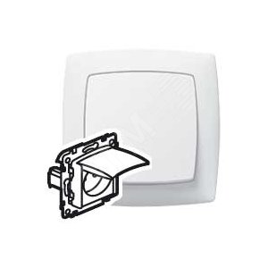 SUNO Розетка с заземлением белая IP44 - Legrand