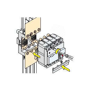 DPX корзина втычная DPX125 передний подвод (026302  Legrand) - Legrand
