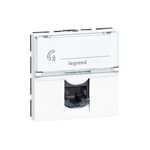 Mosaic-New Розетка комп. RJ45 2мод кат.6 FTP - Legrand