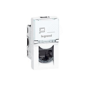 Mosaic-New Розетка компьютерная RJ45 категория 6 10GBit (1 модуль) LCS - Legrand