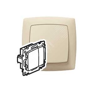 SUNO Диммер 400Вт нажимной слоновая кость - Legrand