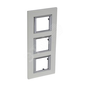 Axolute Рамка прямоугольная 3x2 модуля серебро (HA4802M3SAN) - Legrand
