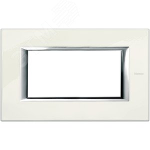 Axolute Накладки декоративные прямоугольные лакированные/фарфор на 4 модуля (HA4804BG)