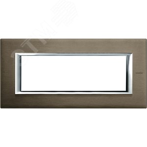 Axolute Накладки декоративные прямоугольные анодированные/бронза на 6 модулей (HA4806BR)