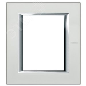 Axolute Рамка прямоугольная 3+3 модуля серебро (HA4826SAN) - Legrand