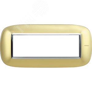 Ax. Рамка 6М Овал. Матовое золото (HB4806OSN) - Legrand