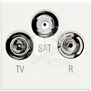 Ax Розетка Экран Tv/Rd/Sat Бел - Legrand